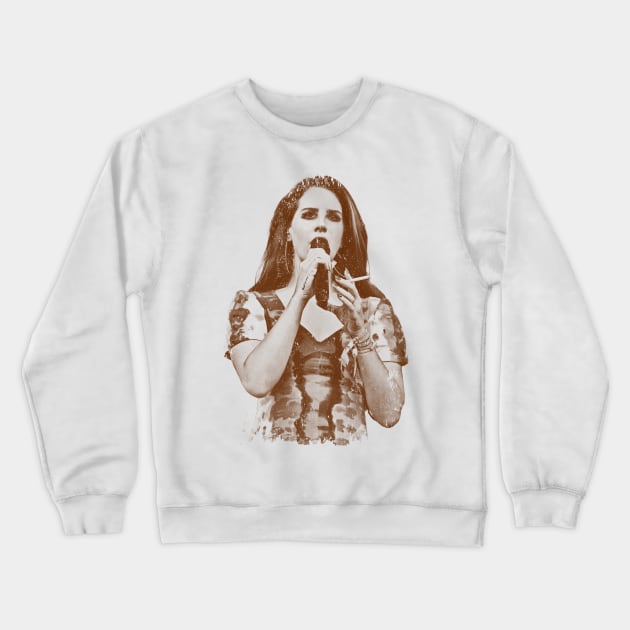 Lana Del Rey - Vintage Art Crewneck Sweatshirt by NMAX HERU